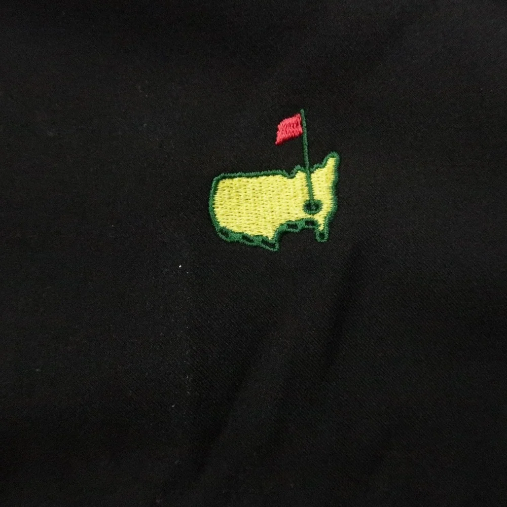 Masters Performance Jacket Mens XXL Black Augusta National Golf Full Zip 2XL